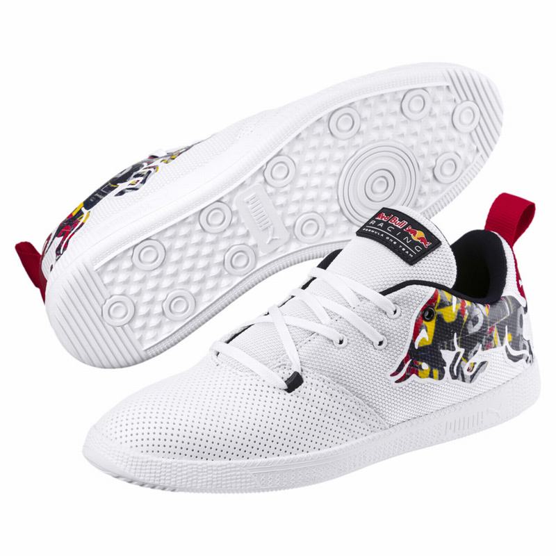 Basket Puma Red Bull Racing Cups Lo Bulls Homme Blanche/Blanche Soldes 850LXDOE